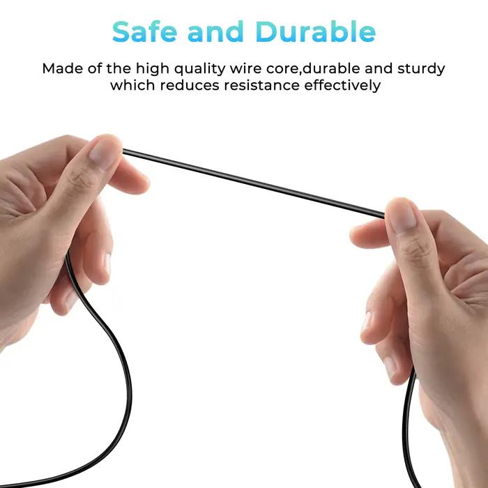 Câble de chargement Micro USB de 1.8M pour contrôleur PS4/Kindle/appareil photo/smartphone