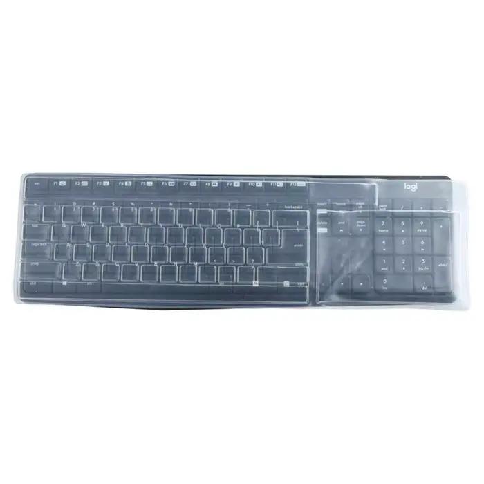 Pour PC ordinateur anti-poussière Silicone Transparent clair clavier peau protecteur