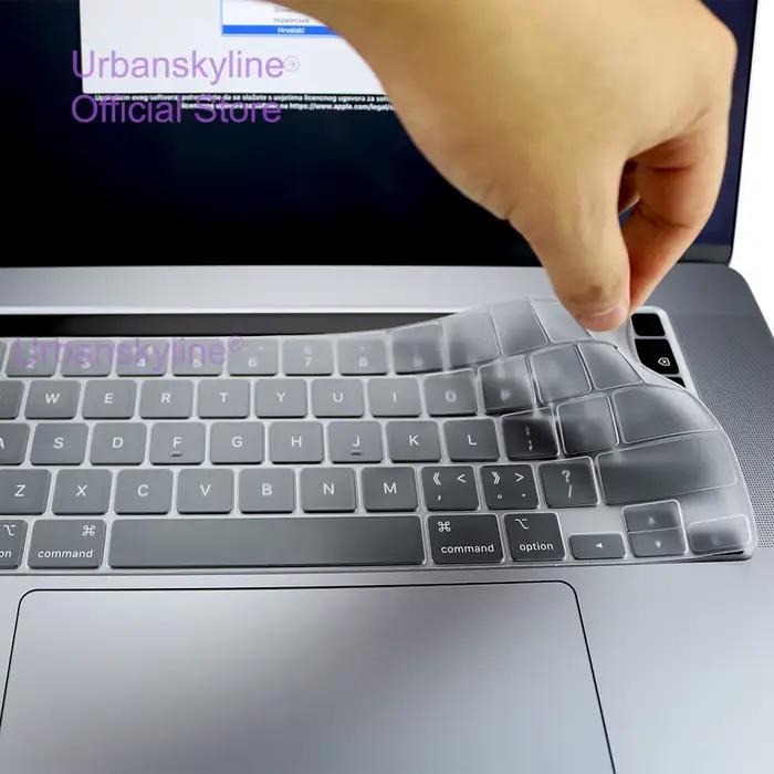 Housse de clavier pour Macbook Air 13 M1 11 Pro 13 14 Max 16 Touch Bar ID 15 17 12 Retina