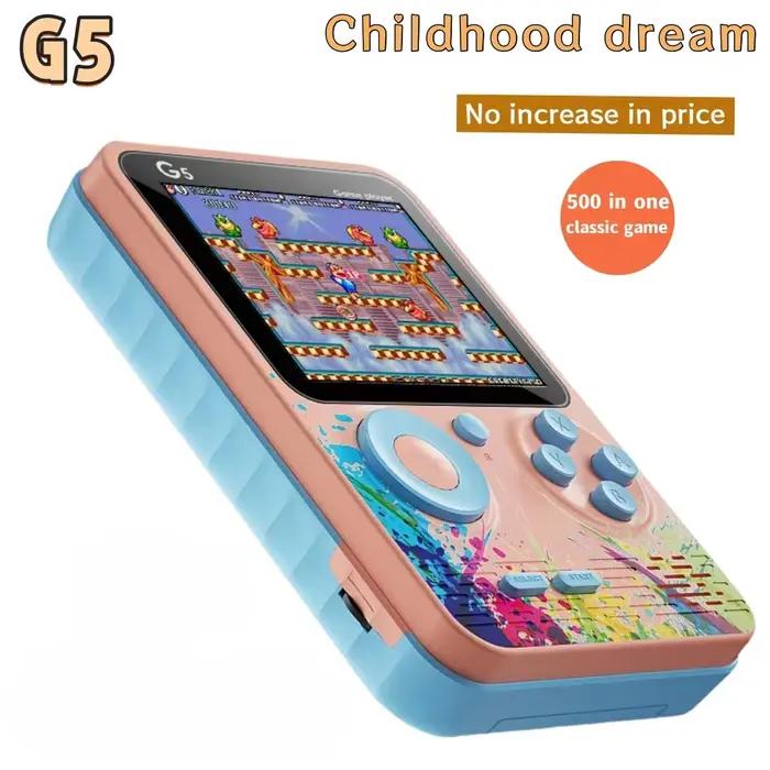 Console de jeux vidéo portable G5 500 en 1 MINI