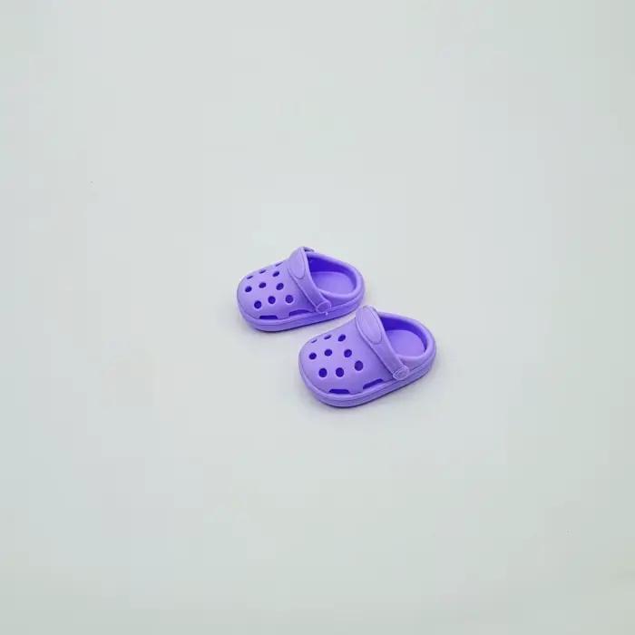 Labubu – accessoires de vêtements de poupée, chaussures de plage décontractées à trous pour V1 V2 V3, pantoufles de Dressing, jouets pour enfants, cadeau d'anniversaire