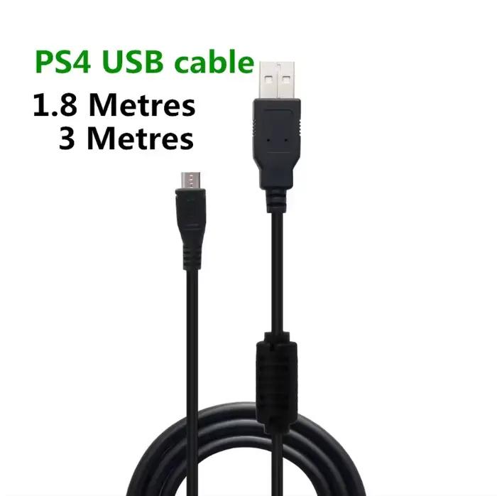 Câble de chargement de données USB 1.8M 3M pour contrôleur PS4