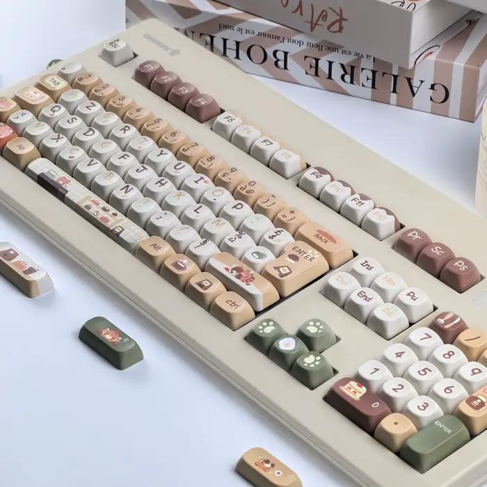 MAIMOOO Keycap ISO Azerty français Alice disposition clavier Keycaps touches