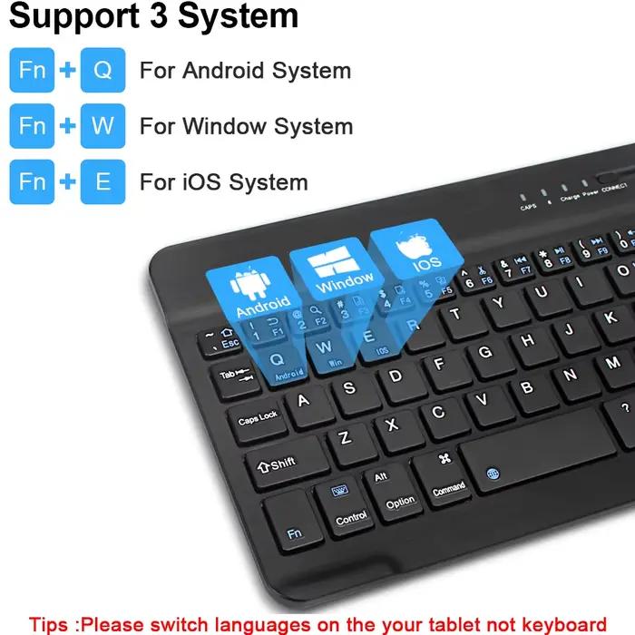 Mini clavier sans fil Bluetooth pour ordinateur portable