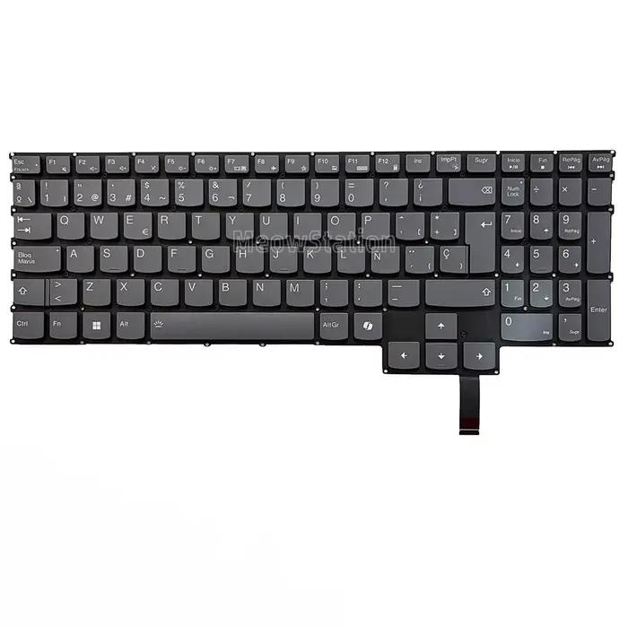 Clavier rétroéclairé espagnol pour Lenovo Legion LOQ 15IRX9 15IAX9I 15ARP9 15AHP9 15IAX9 15APH8 15IRH8 16APH8 16IRH8
