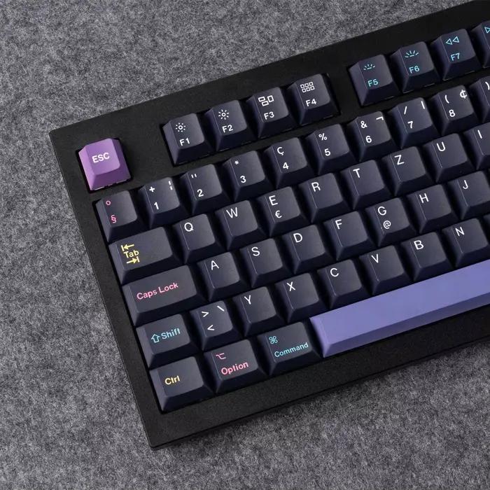 Keychron – Jeu complet de touches PBT Dye-Sub Cherry Profile pour clavier mécanique personnalisé