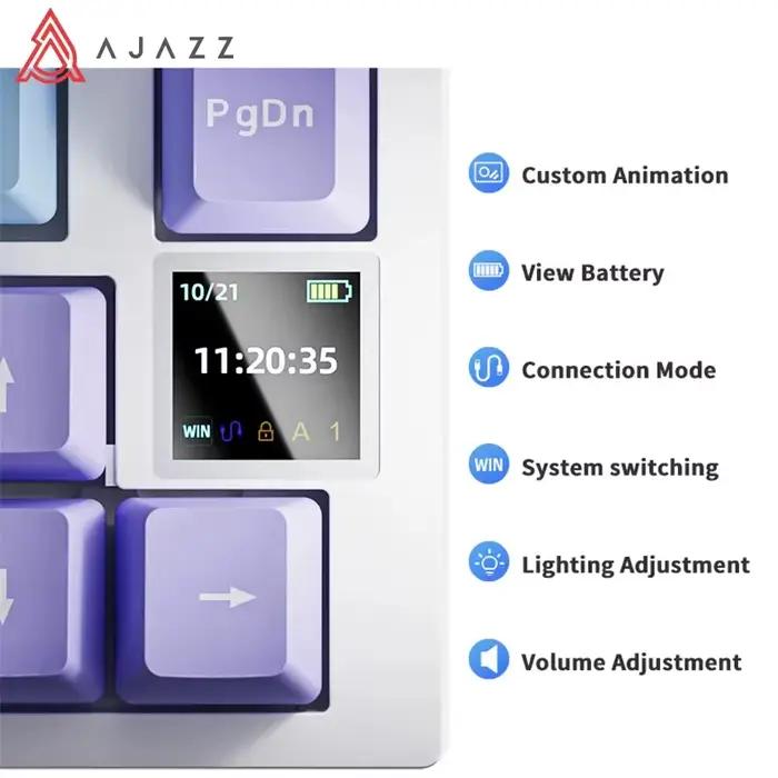 Clavier mécanique de jeu AJAZZ AK820 / AK820Pro 75% 82 touches