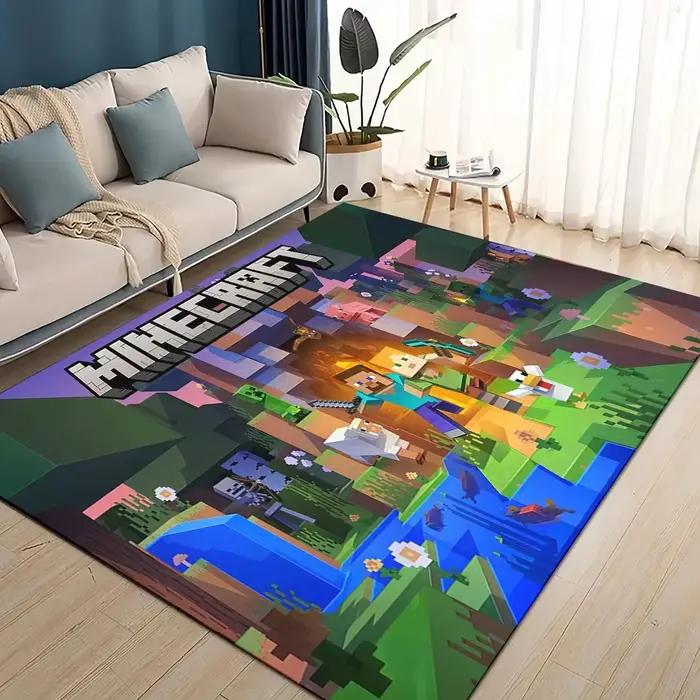 Grand tapis de zone de dessin animé de jeu s-sandbox 3D