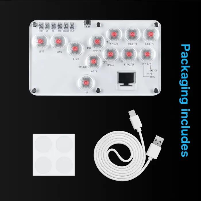 Contrôleur de bâton de combat d'arcade de clavier de Hitbox