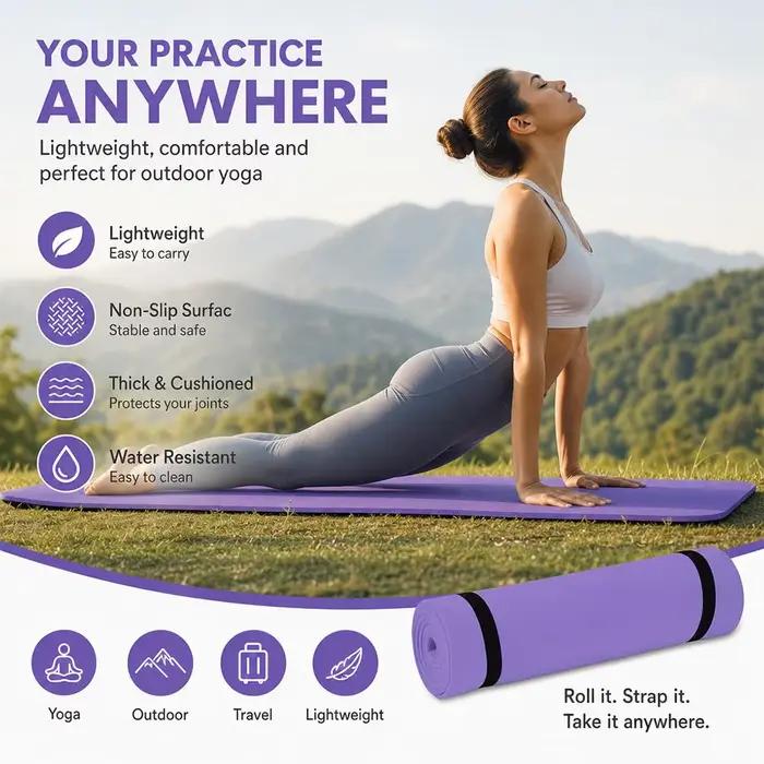Tapis de yoga antidérapant