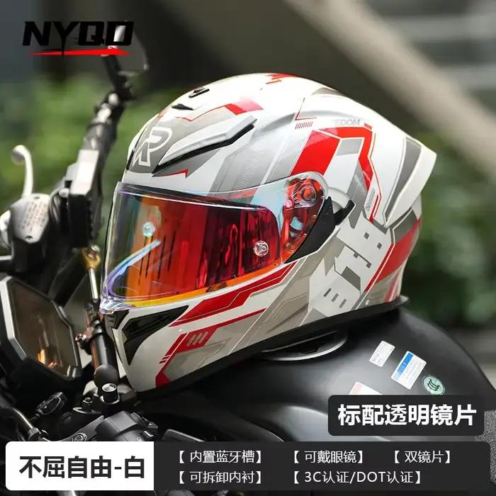 Casque intégral Moto Personnalité EVA 01 Mech Style DOT ECE Double Lentille Moto Course Anime Cascos Para Moto Respirant Protection Sécurité Visibilité Durabilité Couleur Personnalité