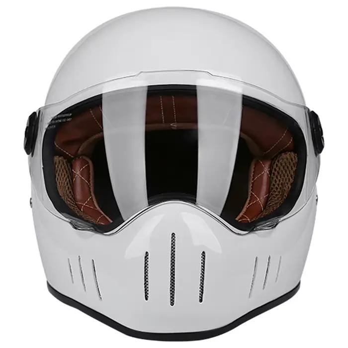 Casque d'équitation de vélo intégral de course de moto, casque de vélo, style Chopper, rétro, léger, DOT, ECE, nouveau, D343, 73