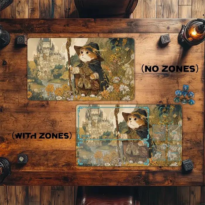 Tapis de jeu MTG sur le thème des guerriers d'anime Ukiyo-e