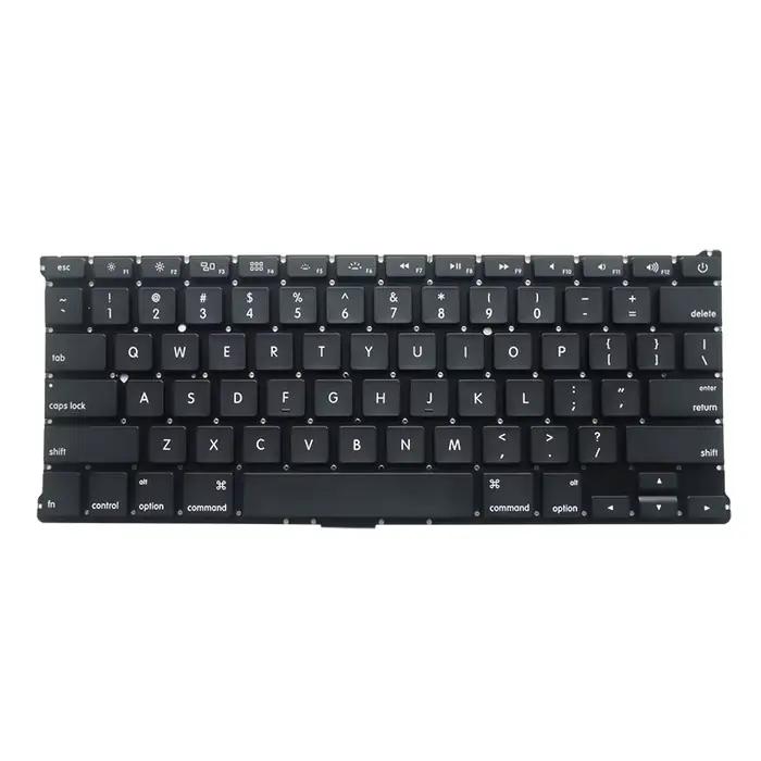 Clavier Multilingue Universel pour MacBook Air 13.3" A1466 A1369 A1405 Clavier d'Ordinateur Portable Anglais MD231 MD232 MC503 MC504 2011-2015 Blanc Café Marron Silver Violet Orange