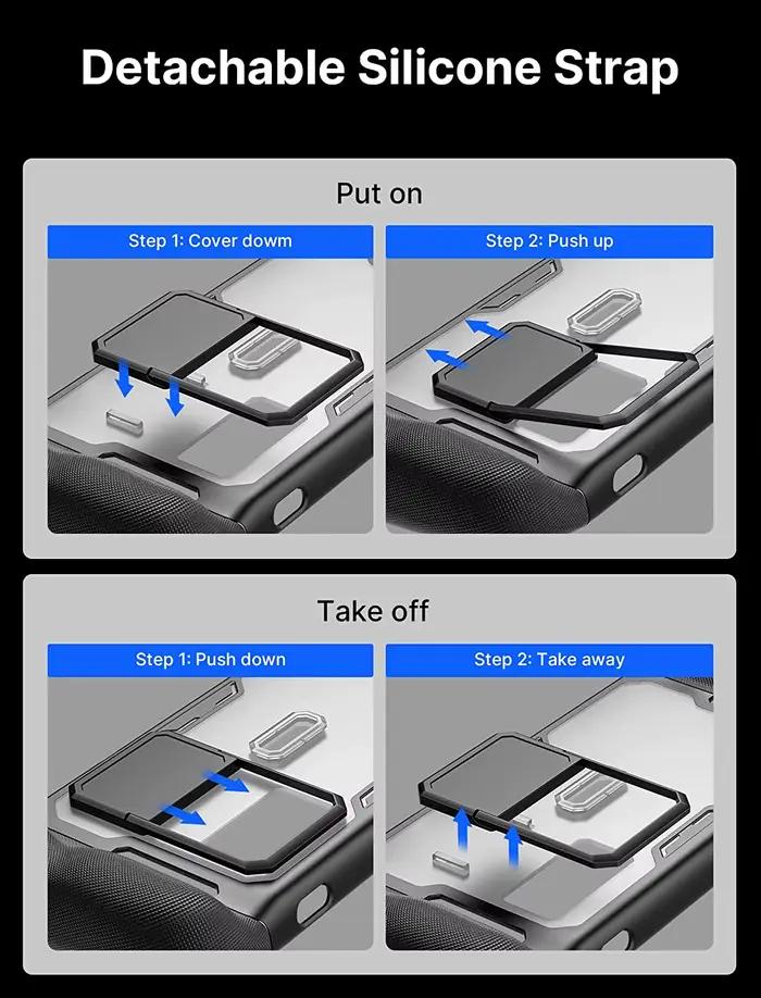 Pour Steam Deck, boîtier de pont à vapeur avec coque avant amovible