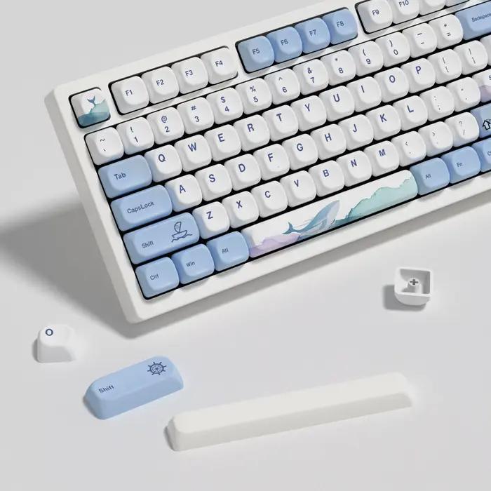KBDiy-Ensemble de capuchons de touches pour clavier mécanique de jeu