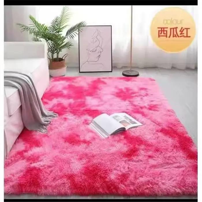 Tapis en velours épais pour salon, en peluche, pour chambre d'enfants, tapis de sol moelleux, fenêtre, chevet, décoration de la maison, tapis doux