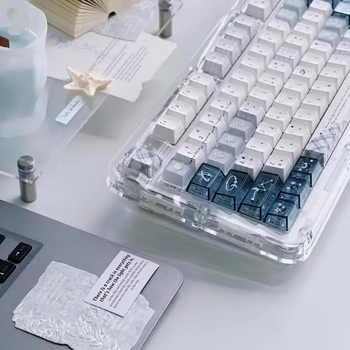 Capuchons de touches thème étoile de l'univers PBT + PC
