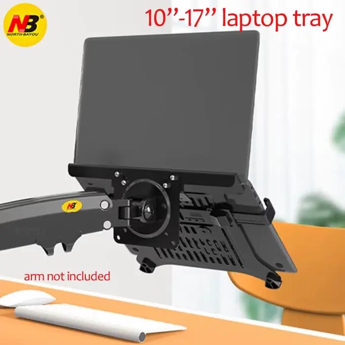 Support de bureau pour ordinateur portable D-MOUNT LP8 10'-17' avec pince réglable en largeur