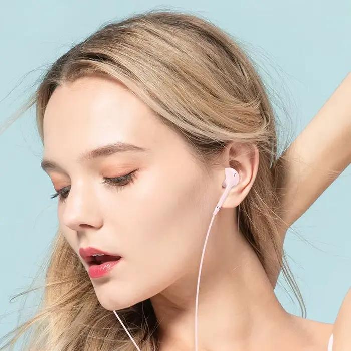 Écouteurs intra-auriculaires filaires avec Microphone