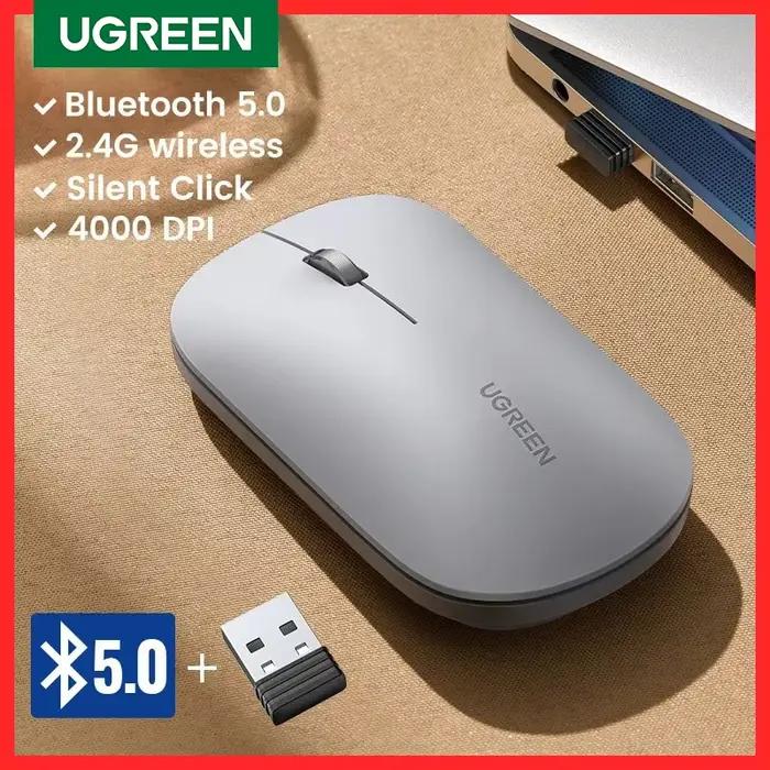 UGREEN – souris sans fil Bluetooth 2.4G