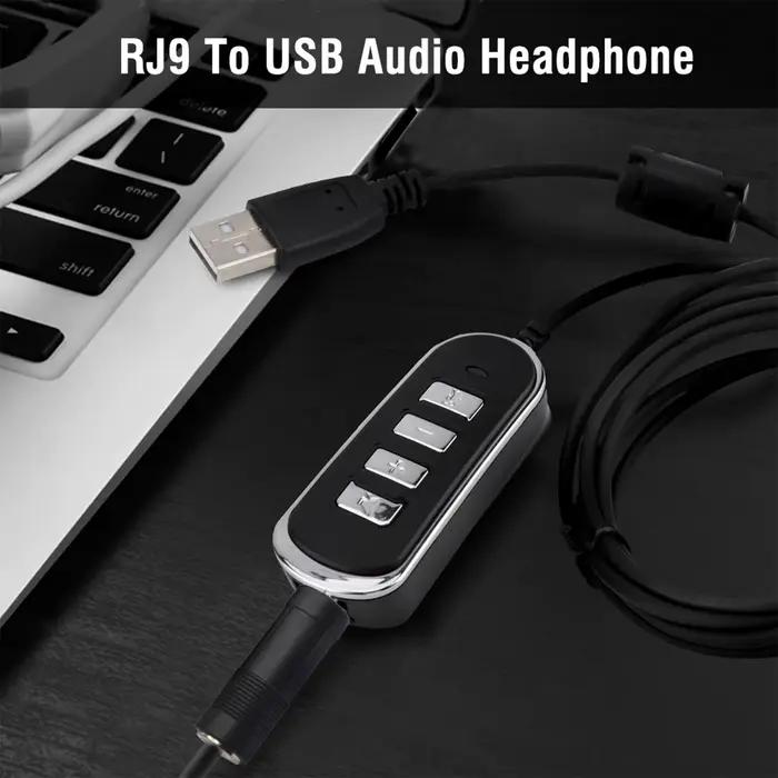 Câble Jack RJ9 vers USB