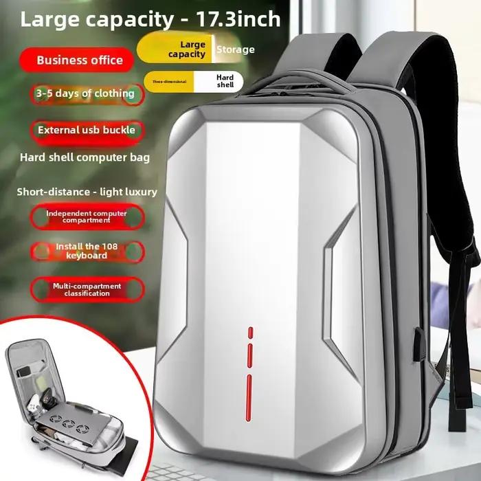 Asus ROG Strix SCAR 18/16 (2025) sac d'ordinateur portable 18 pouces coque rigide anti-chute sac à bandoulière étanche sac à dos de voyage.