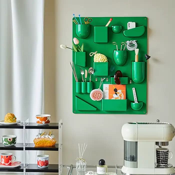 Crochet Mural de Rangement T1 pour Bureau, Cuisine, Atinclusion, Salles de Bain, Chambres d'Enfants, Différentes Tailles Progressives, Clips