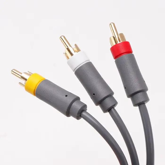Pour Xbox360 câble AV Console de jeu contrôleur de jeu Audio vidéo connecter fil pour Microsoft