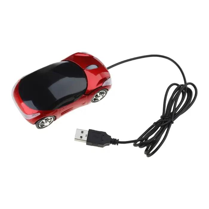 1000DPI Mini USB filaire souris jeu mécanique en forme voiture cordon Portable 3D