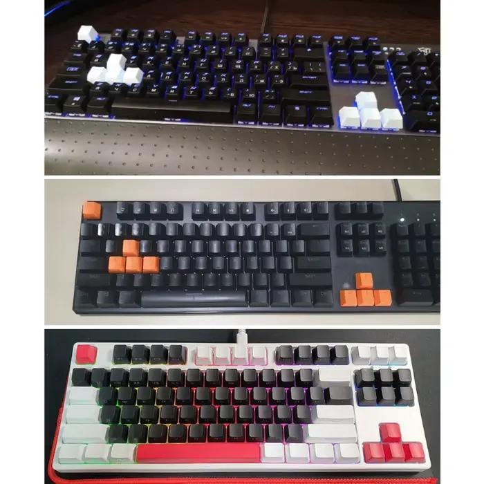 Capuchons de clavier rétroéclairés adaptés à aucun commutateur MX