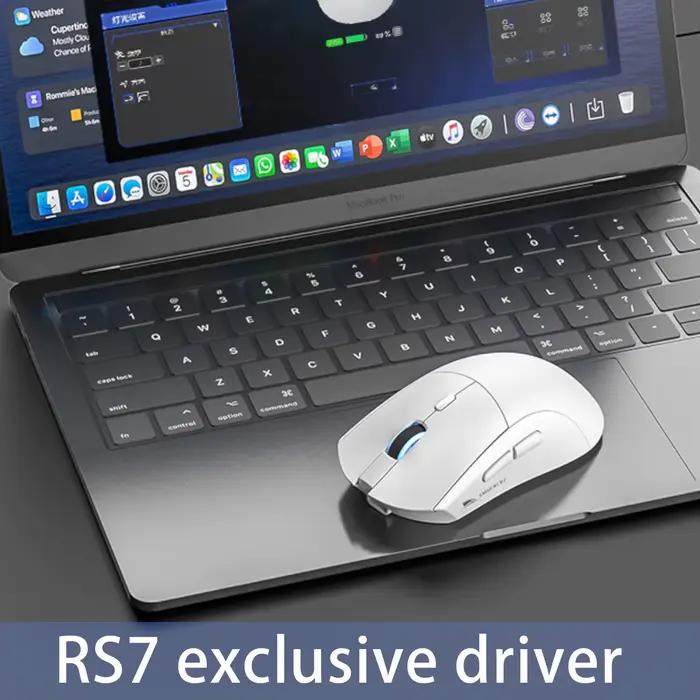 SMAILWOLF RS7 souris de jeu sans fil Bluetooth trois modes PAW3311