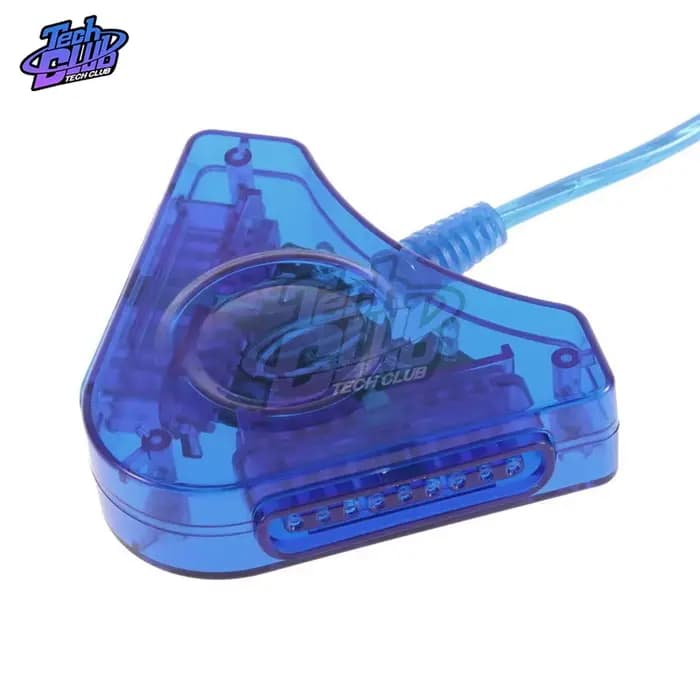 Câble de convertisseur adaptateur de manette de jeu de contrôleur USB pour PlayStation 2 PS1 PS2 Joypad vers jeux PC double Ports