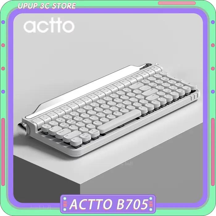 Actto-Clavier mécanique sans fil Bluetooth B705