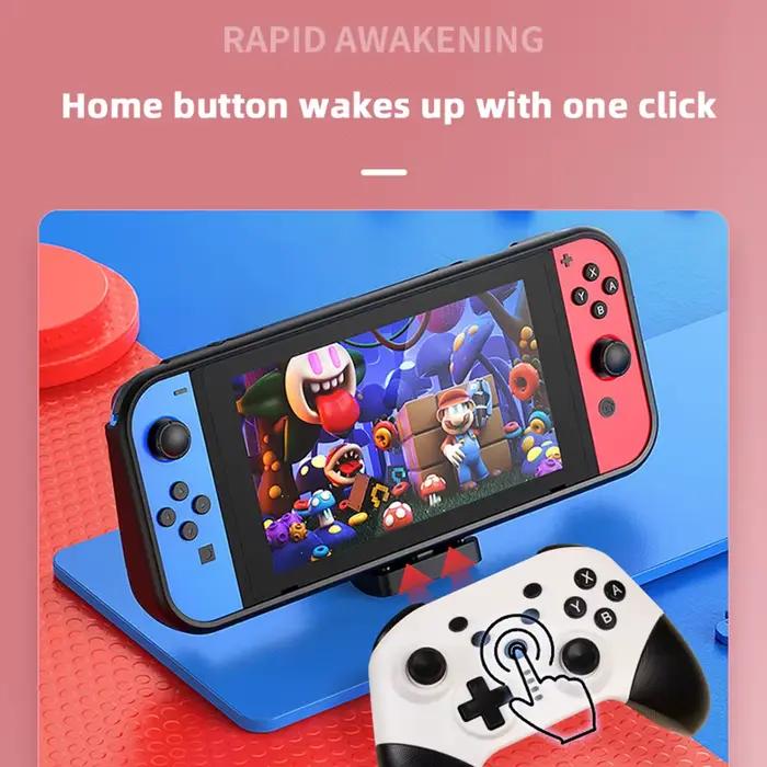 Manette de jeu rose Switch Pro
