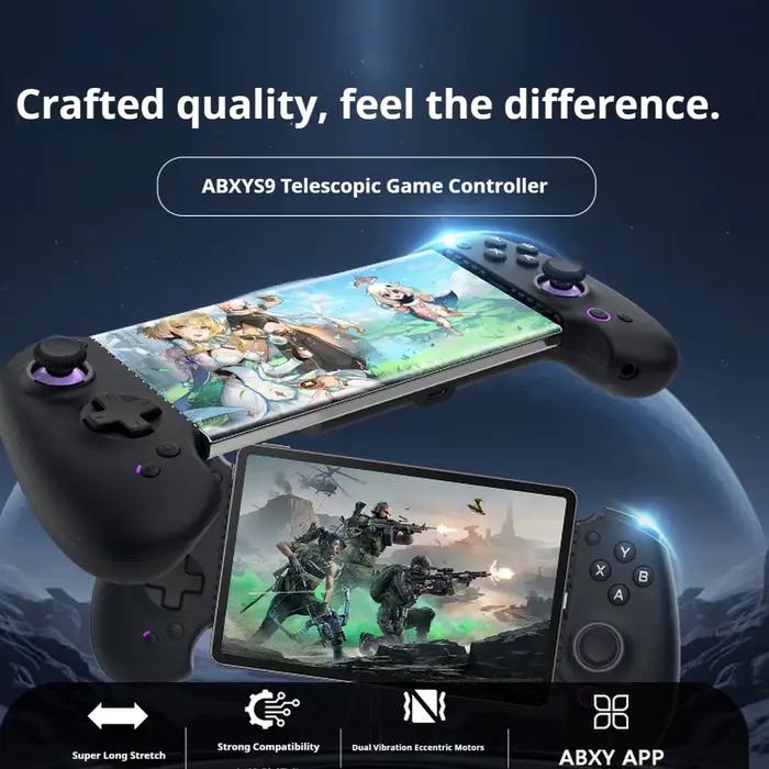 Abxylute S9 Stretch Game Controller Android IOS Type-C Bluetooth Manette de jeu pour téléphone portable pour Delta Action Path Of Exile 2 Gamer