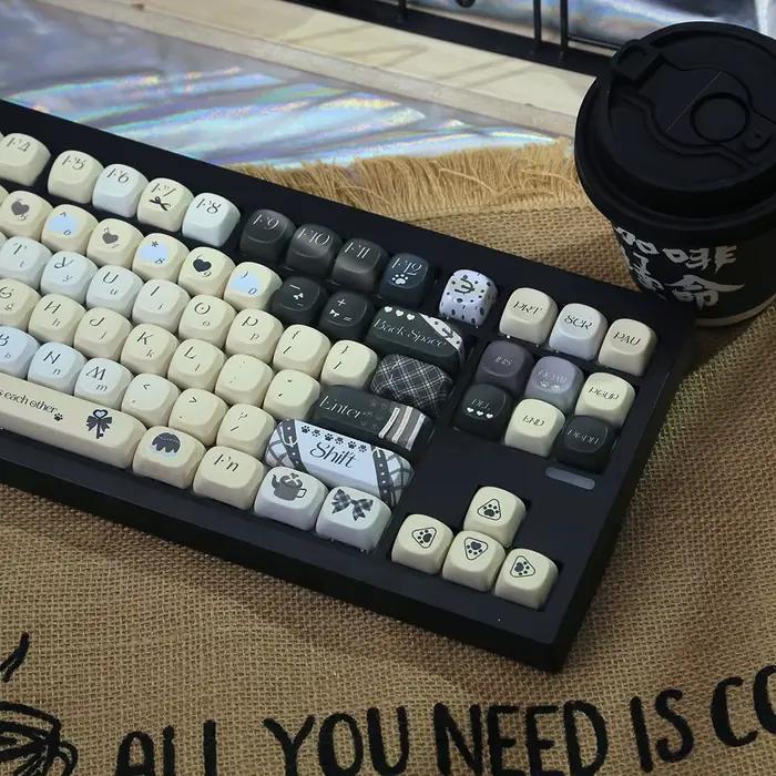131 touches profil MOA PBT Keycaps clavier mécanique 6.25u