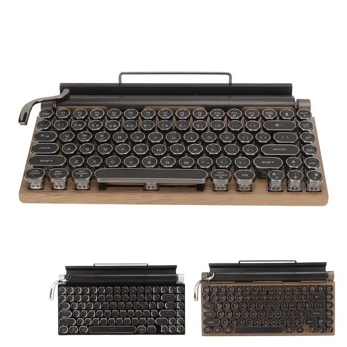 Vopewriter-Clavier mécanique vintage sans fil 83 prédire