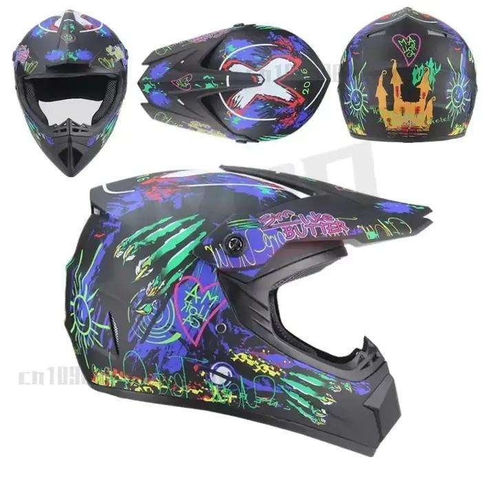 Casque de Moto hommes femmes casque de Moto casque de motocross hiver couverture complète personnalité Moto quatre saisons universel
