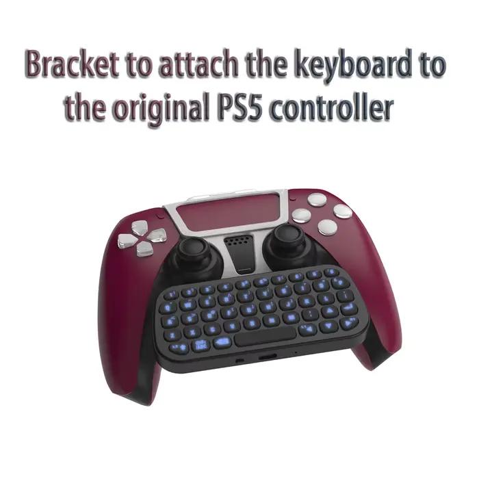 Clavier à clipser rétroéclairé Bluetooth pour contrôler jeux PS5 accessoire de jeu prise en charge chat vocal occasions spéciales