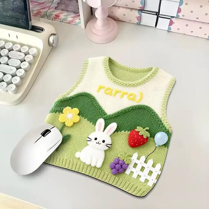Nouveau tapis de souris imprimé avec motif de dessin animé