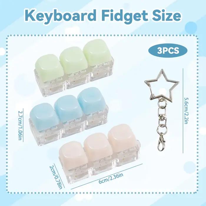 3 Clés Mignonnes pour Clavier