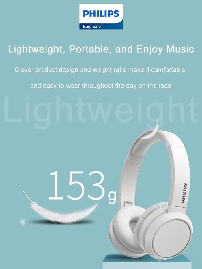 Philips TAH4105 casque filaire HiFi stéréo HD appel