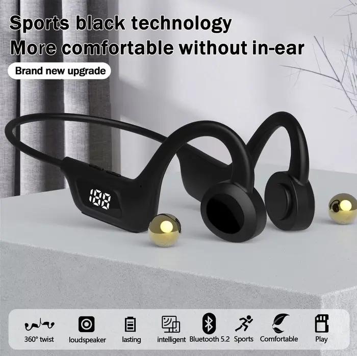 Écouteurs à Conduction osseuse sans fil Bluetooth 5.2