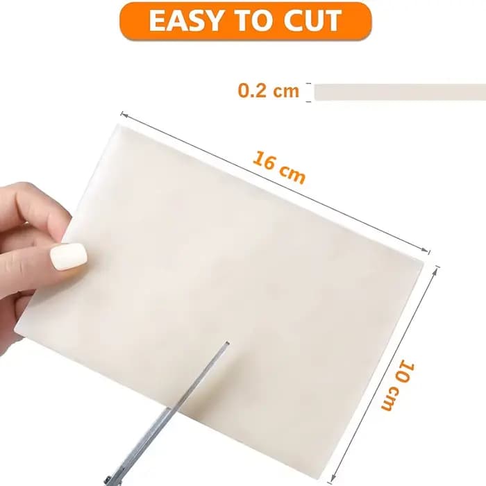 Tampons en plastique en caoutchouc de silicone anti-alde, 10cm x 16cm x 2mm, virus auto-adhésifs non ald pour meubles