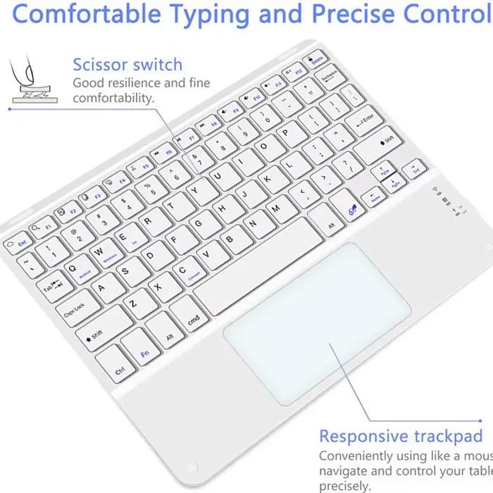 Pavé tactile clavier Bluetooth pour téléphone intelligent PC ordinateur portable
