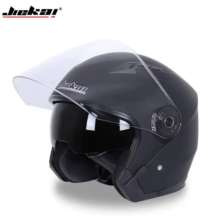 Casque de moto électrique à double lentille