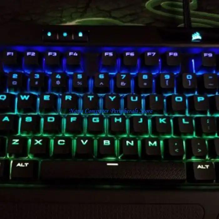 Capuchons touches spatiaux ABS épais F68C avec rétro-éclairage pour pour STRAFE K65 K70