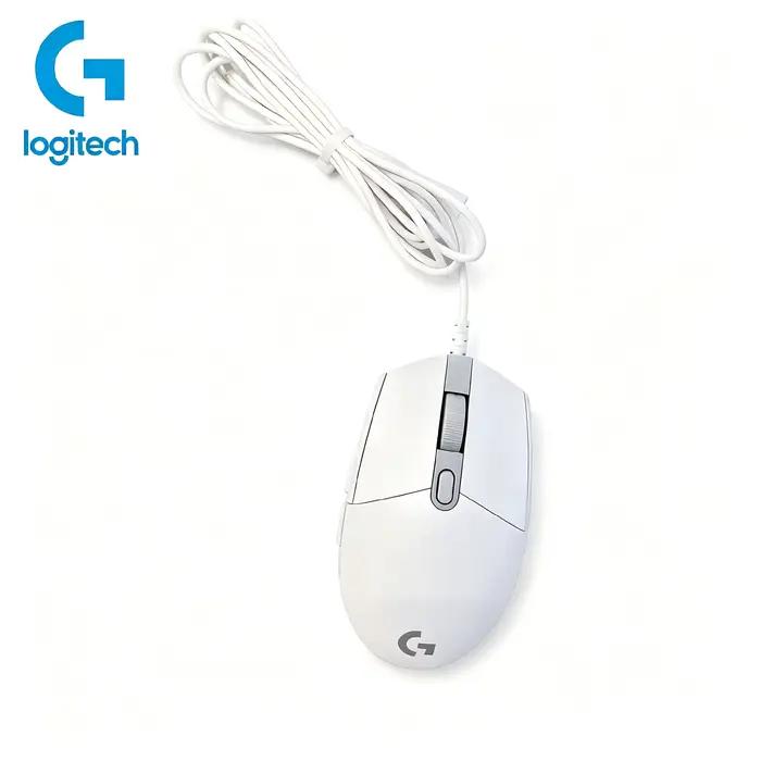 Souris de jeu filaire Logitech G102 rétroéclairage RGB capteur optique 8000 DPI 6 boutons programmables pour joueurs PC et ordinateur portable