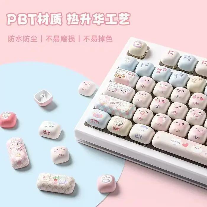 140 touches mignon Keycaps chat MOG
